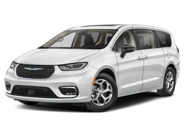 2026 Chrysler Pacifica Limited in Diamond Black Crystal Pearlcoat — front three-quarter view