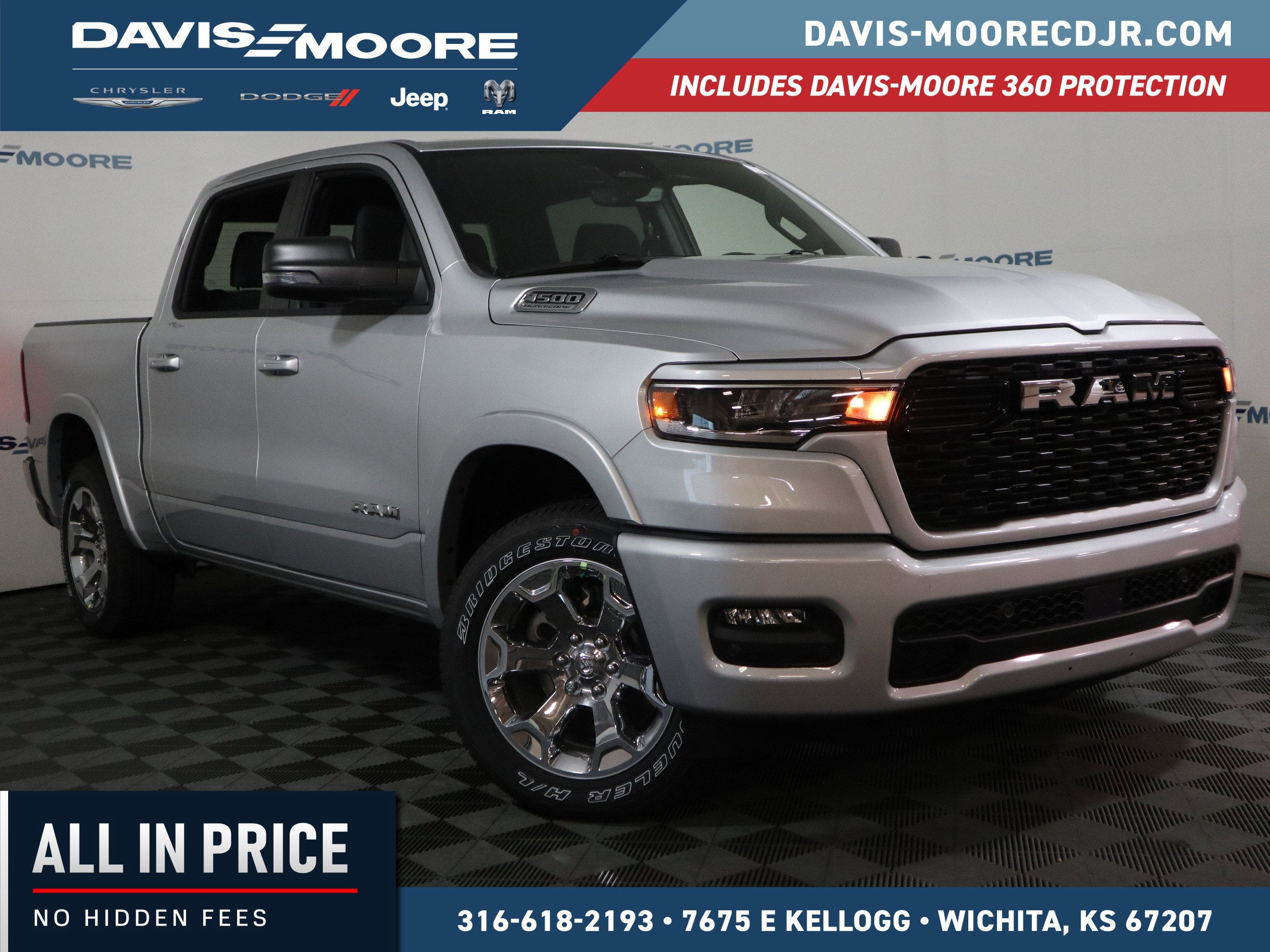 2026 RAM 1500 BIG HORN in Silver Zynith Exterior Paint — front three-quarter view