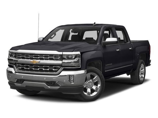 2017 Chevrolet Silverado 1500 LTZ Crew Cab 4WD in Graphite Metallic — front three-quarter view